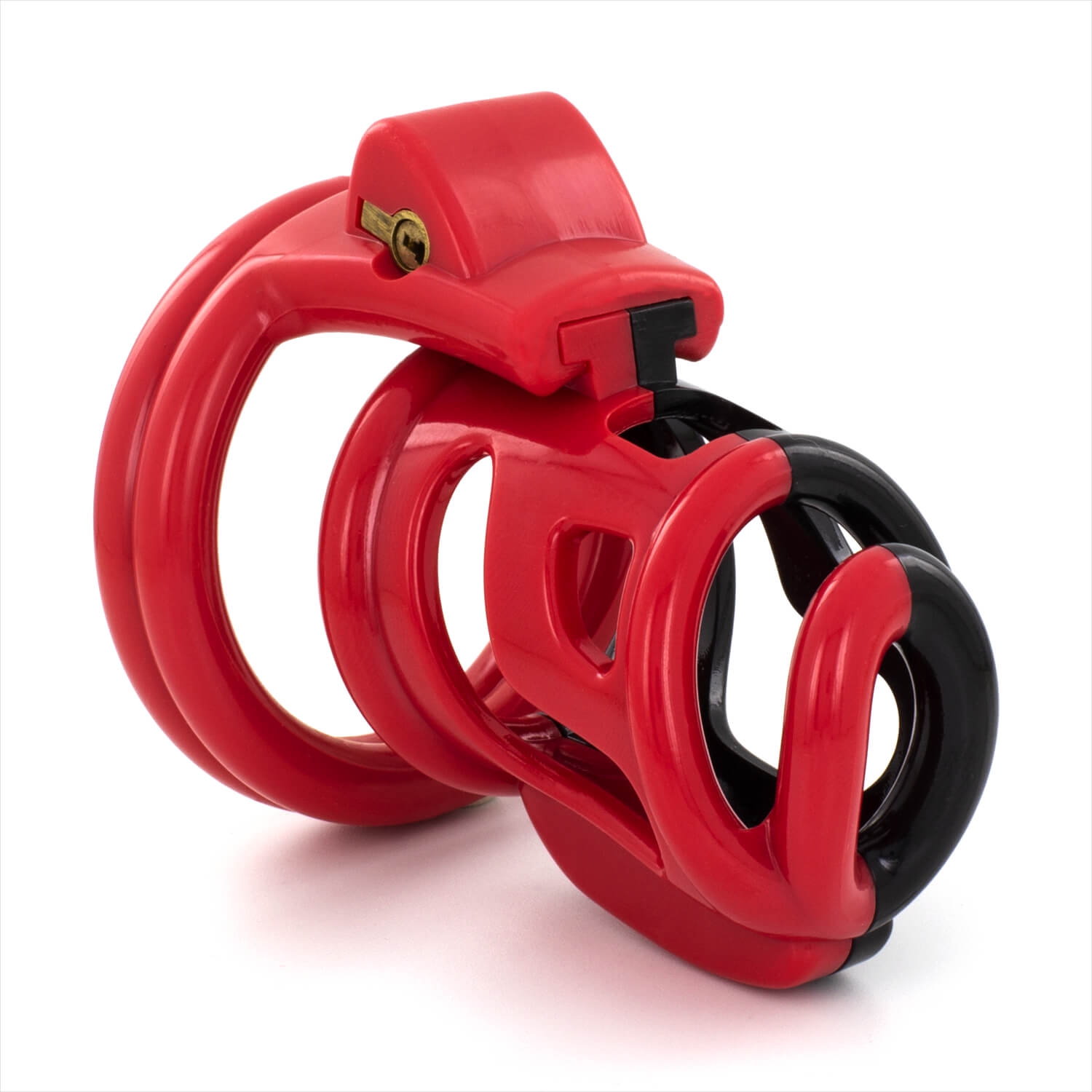 Cage De Chastet Cock Cuff X Cm Rouge Noir Cage De Chastet